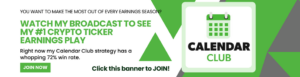 Banner to watch Alex #1 Crypto Ticker Earnings Play broadcast