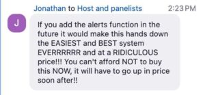 Testimonial of a Wave Indicator customer