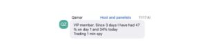 Testimonial from Qamar Z. about the Wave Indicator