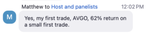 Testimonial about the Calendar Club service
